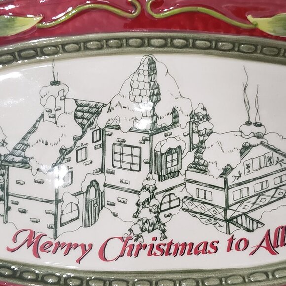 Fitz and Floyd St. Nick Sentiment Tray - Picture 7 of 10
